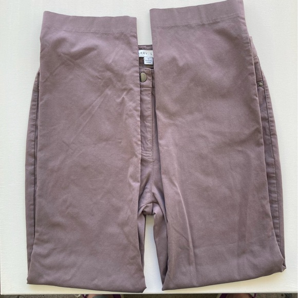 LARRY LEVINE 12 Stretch Khaki DarkTaupe EUC Faux front pockets •P1235• - Picture 4 of 8